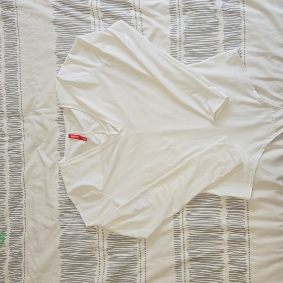 White Long Sleeve Spanx bodysuit - Picture 4 of 4